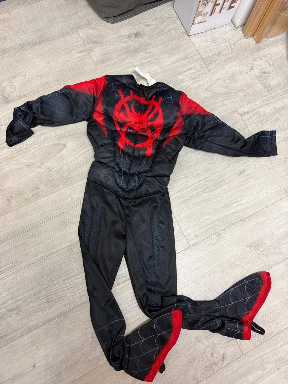 Marvel Miles Morales Spider-Man Costume - Black & Red - Picture 2 of 3